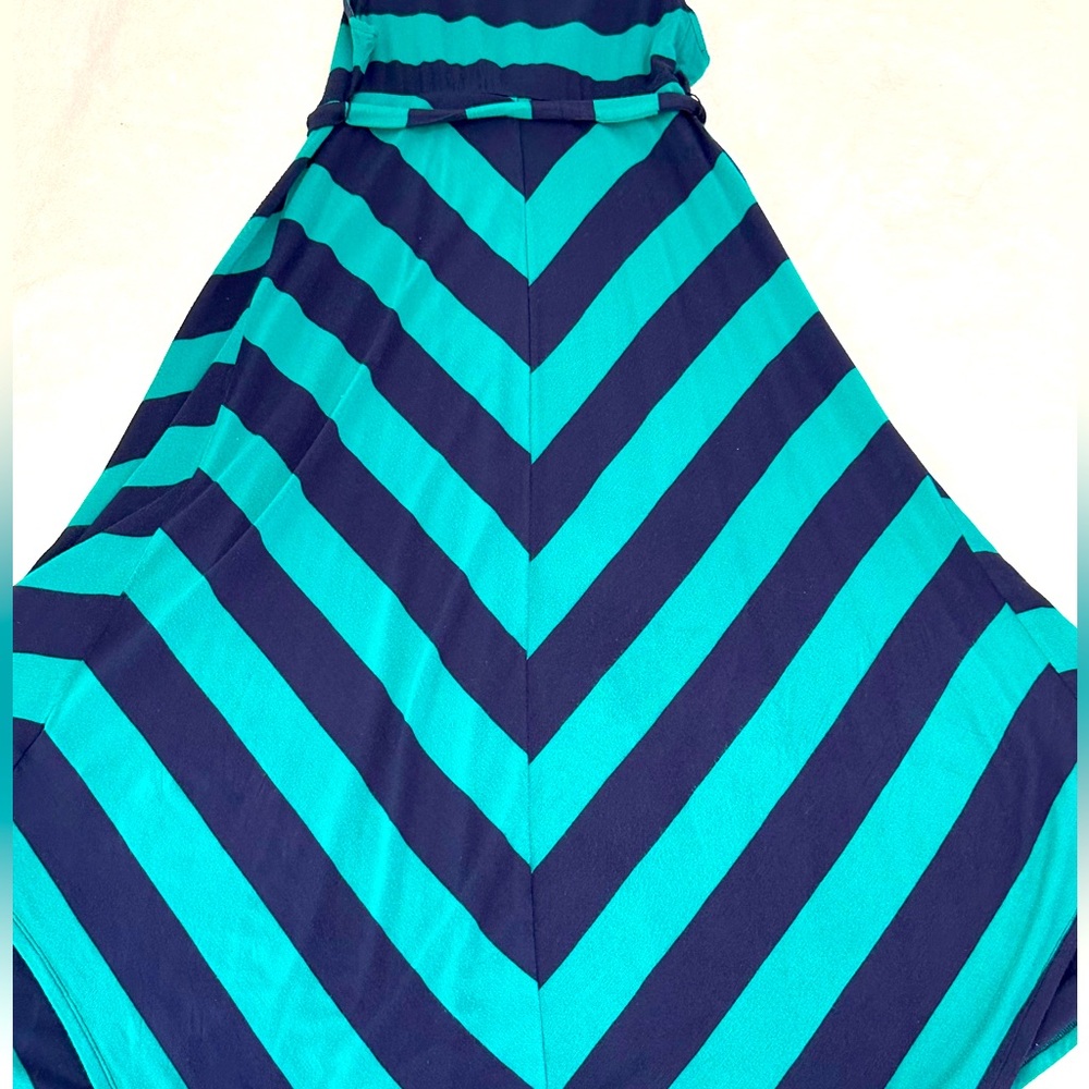 2 (Two) Ingrid & Isabel Maternity Women's Sleeveless Striped Midi Dresses Medium - Picture 4 of 10